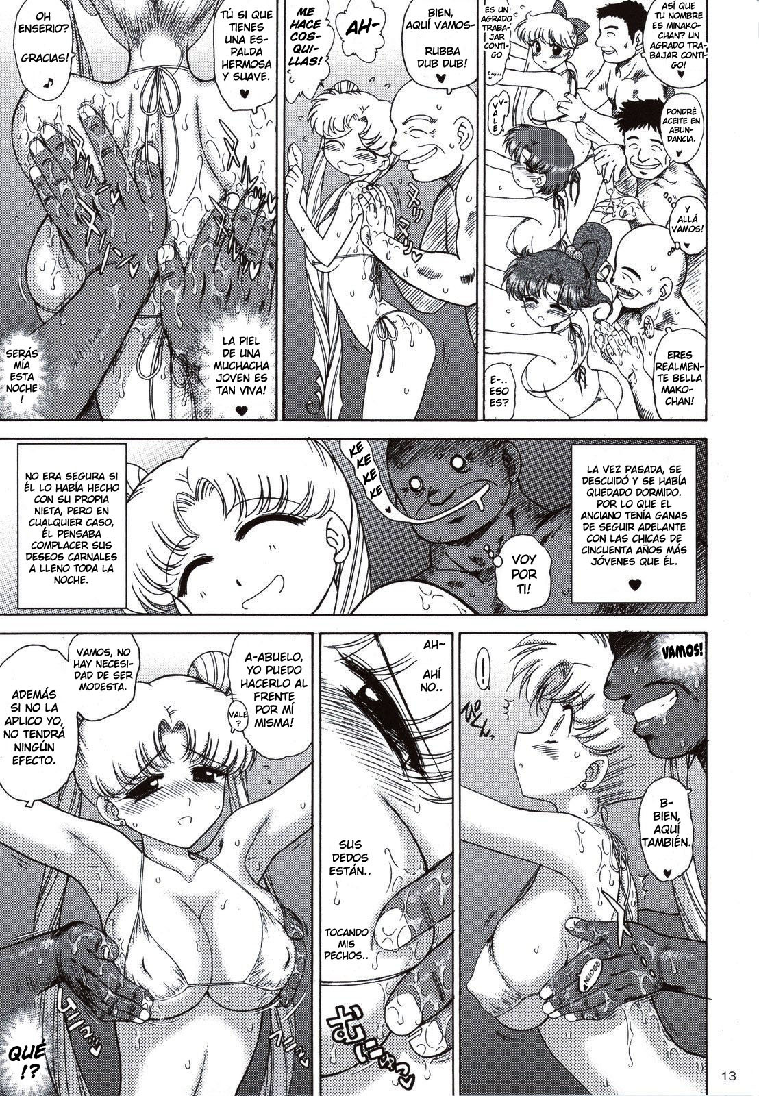 (C74) [BLACK DOG (Kuroinu Juu)] Beach Boy (Bishoujo Senshi Sailor Moon) [Spanish] [PI-B] page 11 full