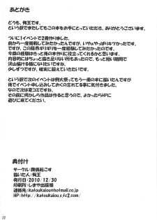 (C79) [Fukutsuu Okosu (Kaiou)] Double Nupoiler (Touhou Project) - page 21