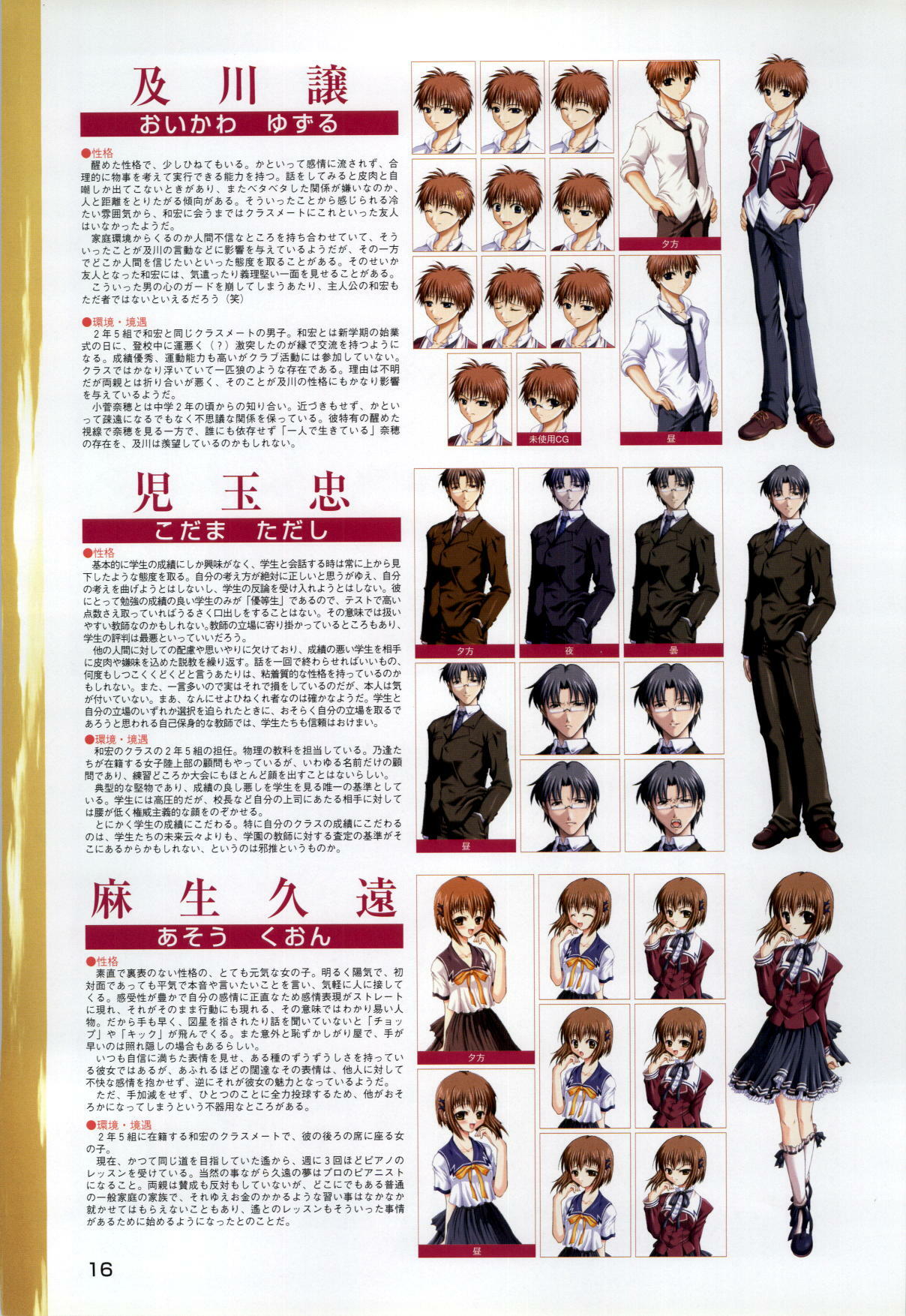 [Katagiri Hinata, Hikage Eiji] ONE2 ~Eien no Yakusoku~ Official FanBook page 18 full