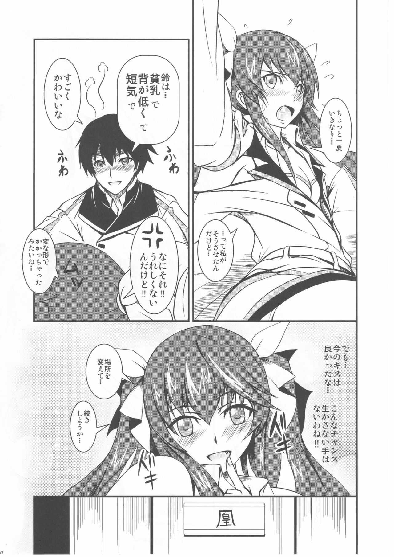 (ComiComi15) [C.R's NEST (C.R, Chouzetsu Yarou, Kebiishi)] Trinity Stratos (IS ) page 29 full