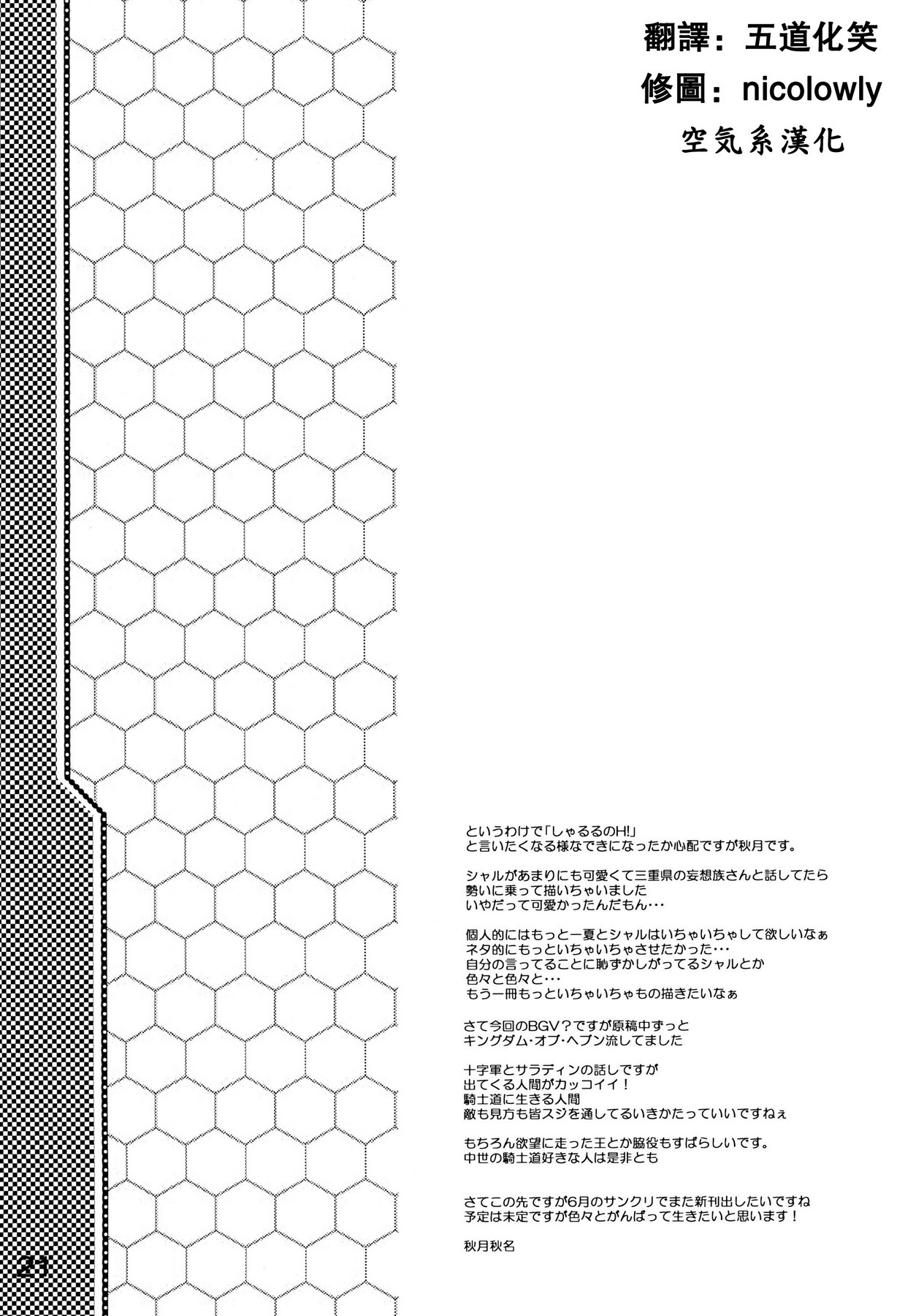 (SC51) [Mugen@WORKS (Akiduki Akina)] Charles no H! (IS Infinite Stratos) [Chinese] [空気系★汉化] page 21 full