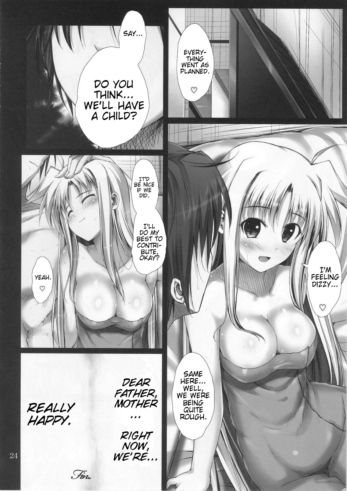 (C80) [IV VA SHIN (Mikuni Mizuki)] Home Sweet Home ～ Fate hen ～ (Mahou Shoujo Lyrical Nanoha) [English] [Team Vanilla + Trinity Translations Team] page 23 full