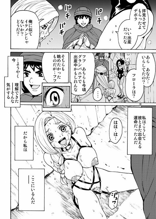 (C78) [MISAKIX MEGAMIX (Misakitou)] Tenkuu no Harayome (Dragon Quest V) page 35 full