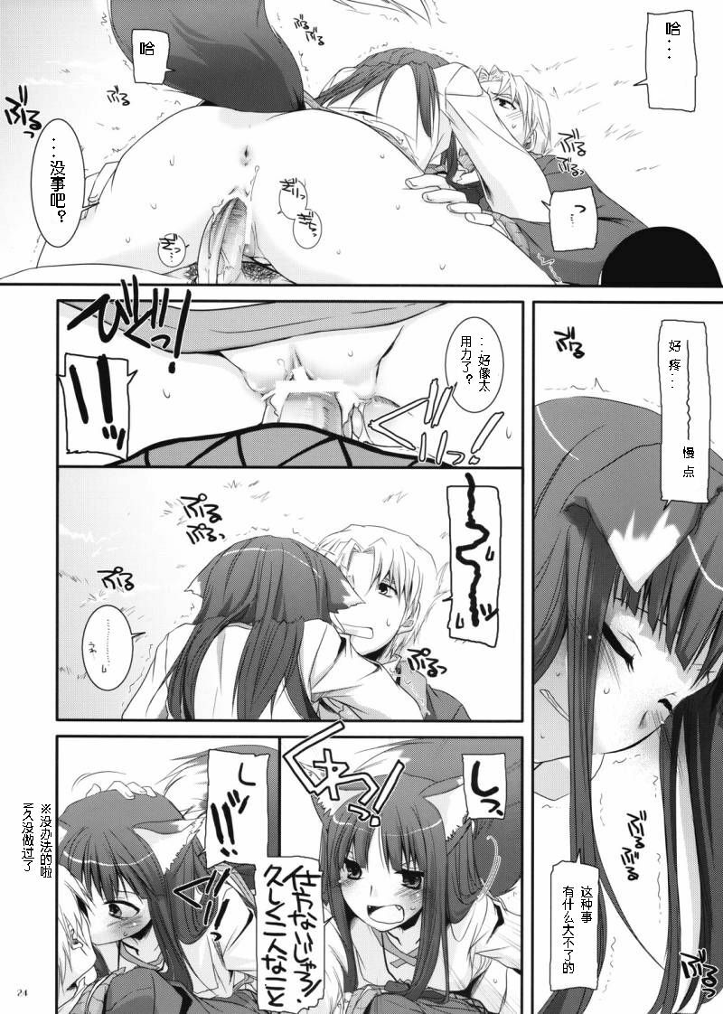 (COMIC1☆2) [Digital Lover (Nakajima Yuka)] D.L. action 43 (Spice and Wolf) [Chinese] [ACT-SJH汉化] page 23 full