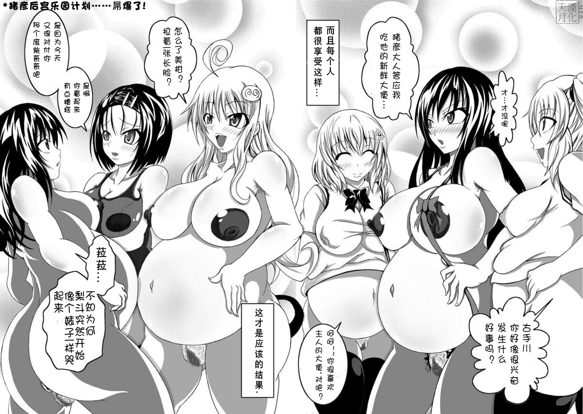 [Bitch Bokujou (Bokujou Nushi K)] To Love-hi Plus! (To Love-Ru) [Chinese] {天月ntr汉化組} page 33 full