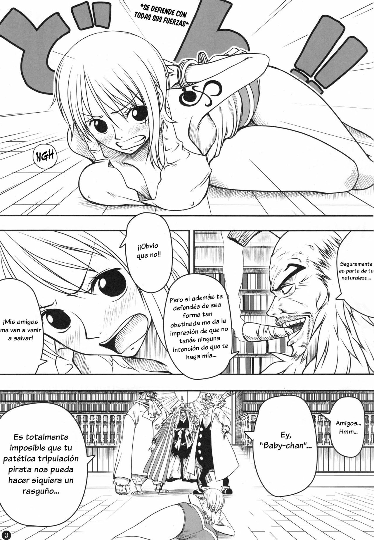 (C78) [Mikenekodou (Muten)] INSTINCT WORLD (One Piece) [Spanish] {El nido del Cóndor} page 2 full