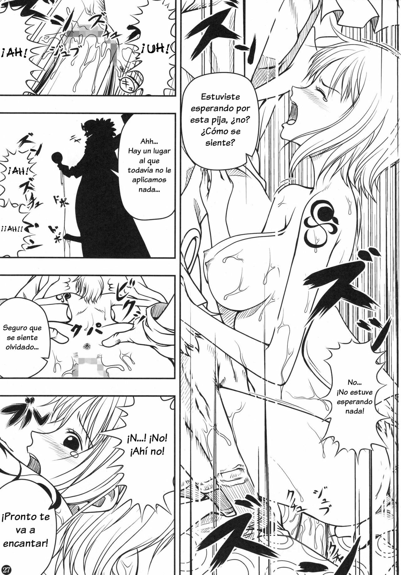 (C78) [Mikenekodou (Muten)] INSTINCT WORLD (One Piece) [Spanish] {El nido del Cóndor} page 25 full