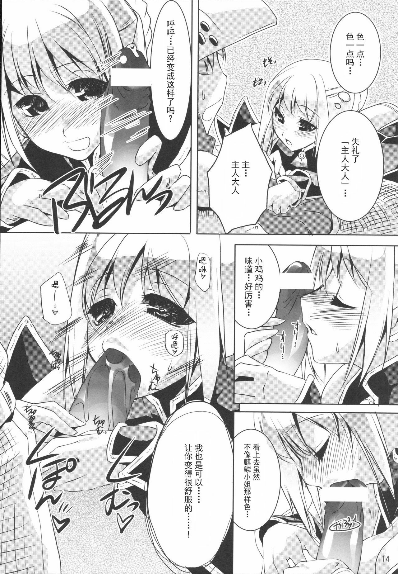 (C72) [Fujiya Honten (Thomas)] Kyokyojitsujitsu (Monster Hunter) [Chinese] [渣渣汉化组] page 13 full