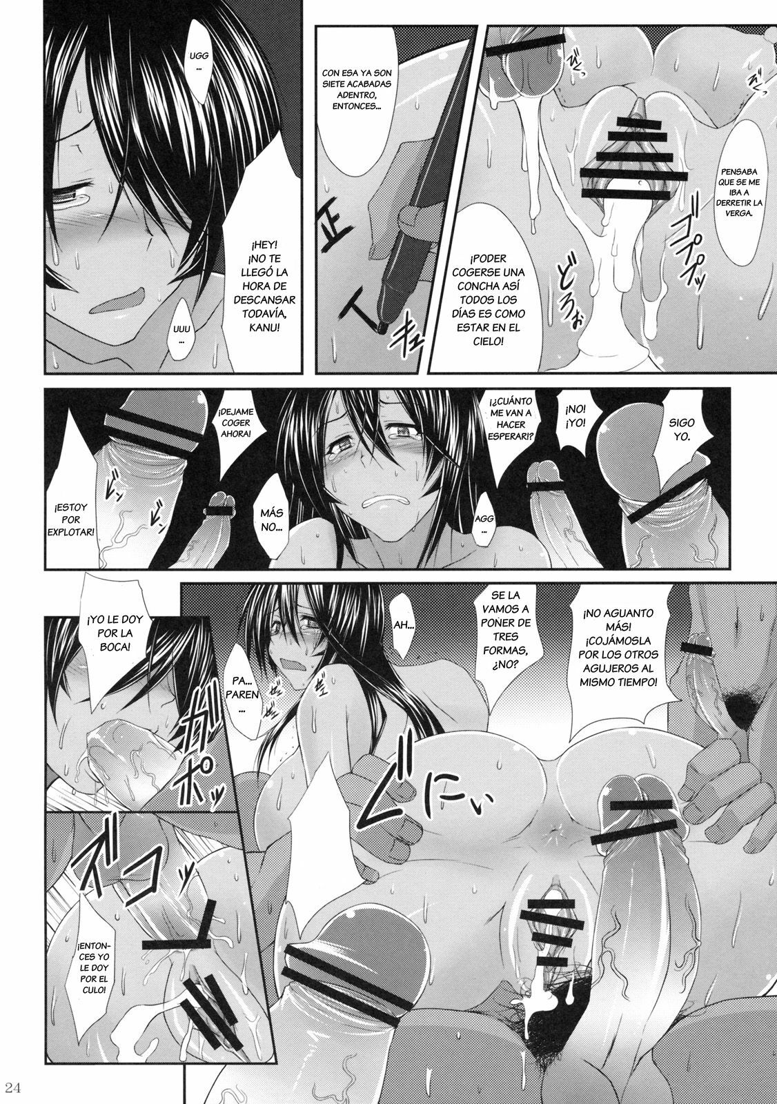 (C79) [Kikuya (Kimura Naoki)] Kanu Rouraku (Ikkitousen) [Spanish] [Cóndor Alfa] page 23 full