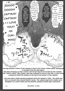 (C78) [8graphica (Yoshitama Ichirou)] Metabolism OP Kyonyuu Kyoshiri Shoufu Nico Robin no Keshi Tai Kako | The Tale of the Big-busted, Big-assed Archaeologist Nico Robin's UNKNOWN PAST (One P - page 24