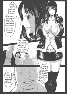 (C78) [8graphica (Yoshitama Ichirou)] Metabolism OP Kyonyuu Kyoshiri Shoufu Nico Robin no Keshi Tai Kako | The Tale of the Big-busted, Big-assed Archaeologist Nico Robin's UNKNOWN PAST (One P - page 2