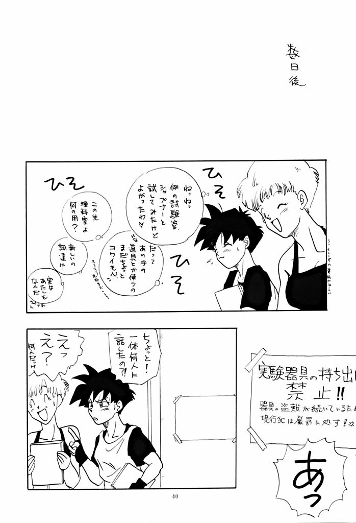 (C47) [Chirigami Goya, Fusuma Goten (Shouji Haruzo)] YY (Dragon Ball Z) page 40 full