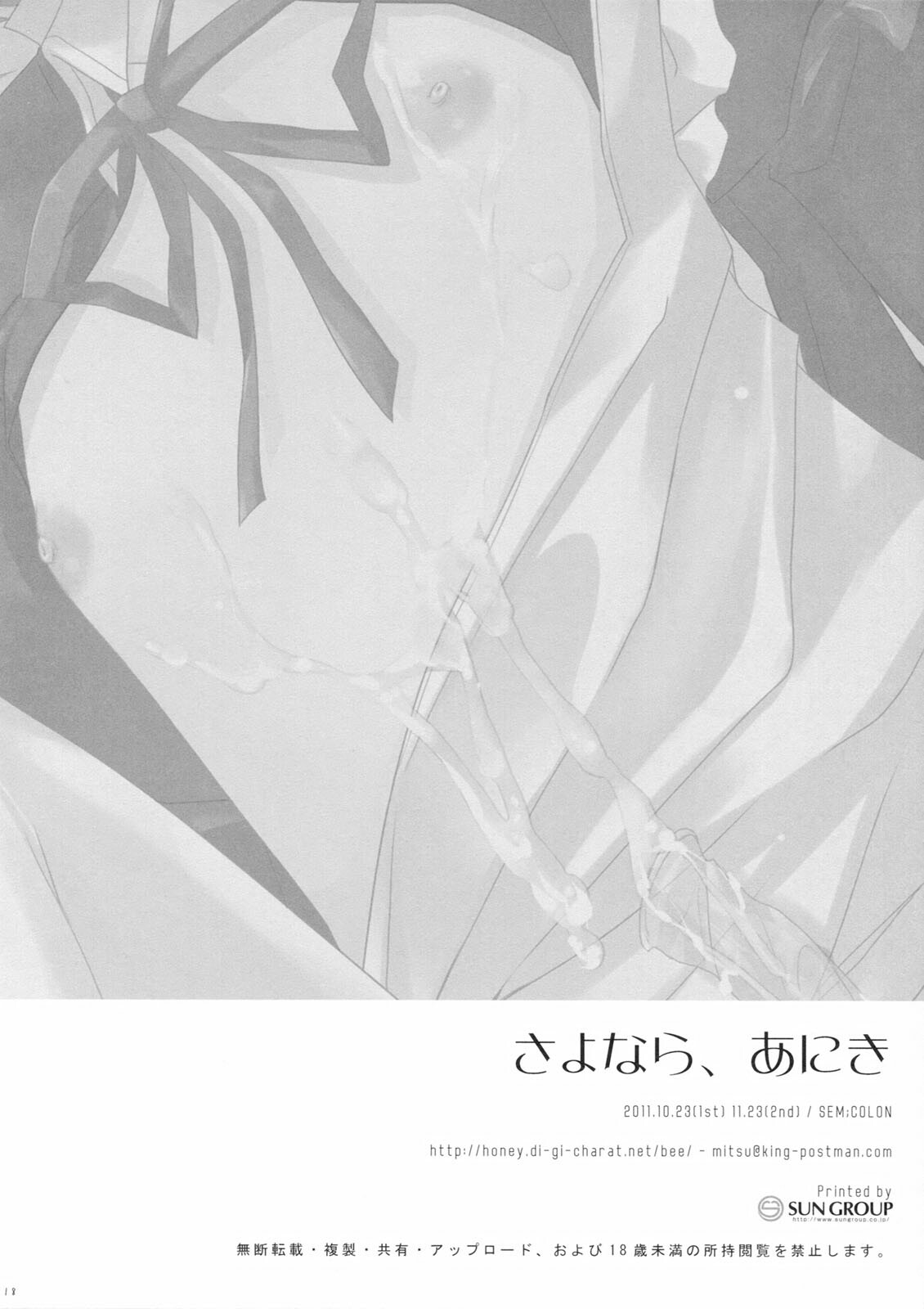 (Rinjinbu Katsudou Nisshi) [SEM;COLON (Mitsu King)] Sayonara, Aniki (Boku wa Tomodachi ga Sukunai) page 17 full