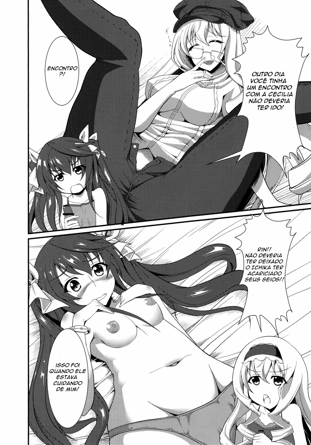 (C80) [Time-Leap (Aoiro Ichigou)] Orimura Trigger (IS ) [Portuguese-BR] [Hentai Heart] page 4 full