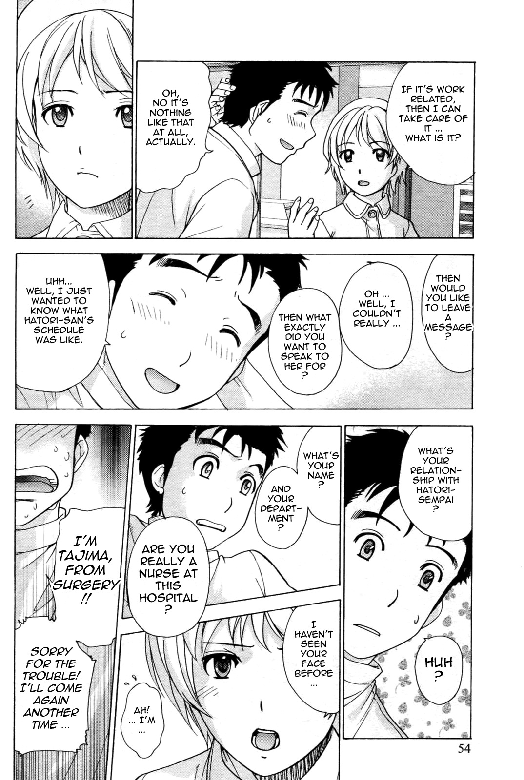 [Fujisaka Kuuki] Nurse o Kanojo ni Suru Houhou - How To Go Steady With A Nurse 1 [English] [Tadanohito] page 55 full