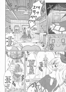 (COMIC1☆4) [Kuma-tan Flash! (Hanao)] Mokotan to Fushigina Heya (Touhou Project) [Korean] - page 3