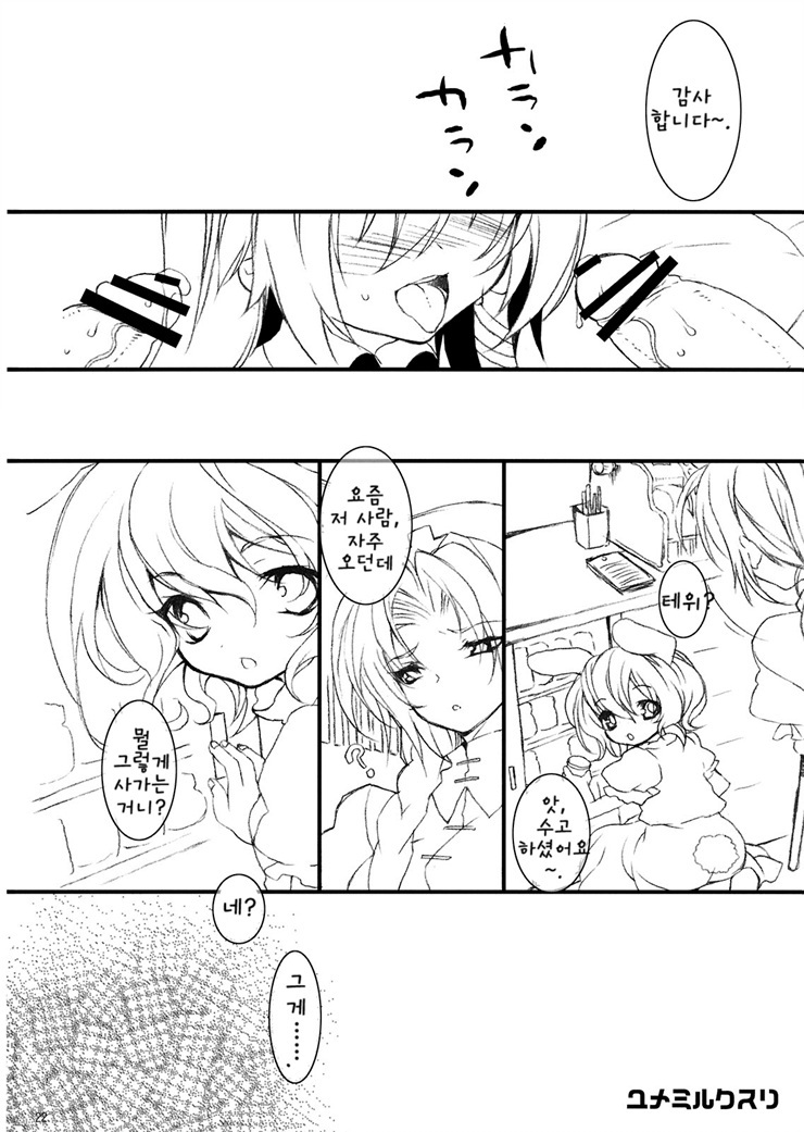 (Reitaisai 6) [super:nova (Yukimachi Tounosuke)] Yume Miru Kusuri 1 (Touhou Project) [Korean] [Team DCMYS] page 21 full