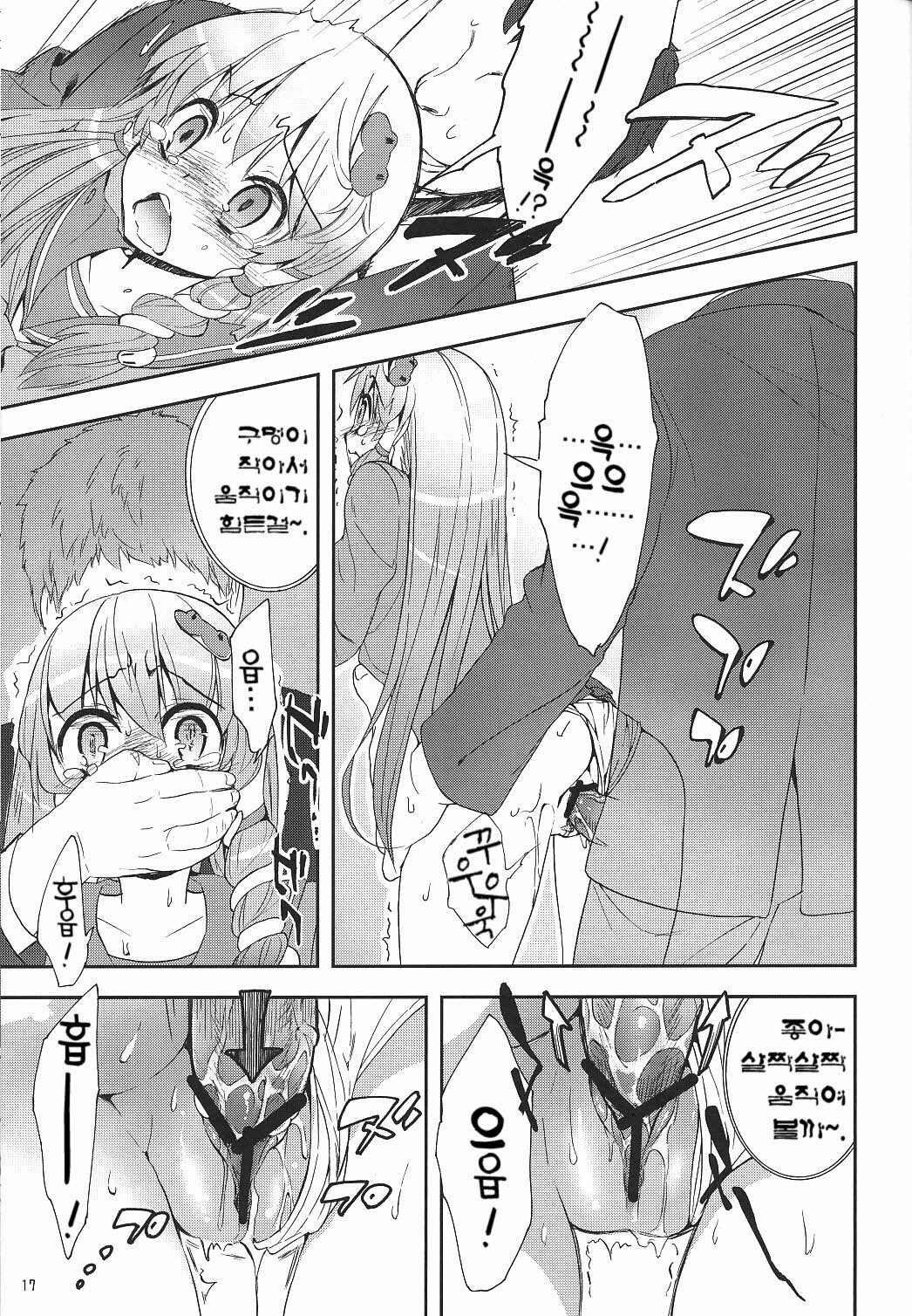 (COMIC1☆4) [Spicia (Kiritomo Koroha)] Tsuukan Densha Sanae | 통간 전철 사나에 (Touhou Project) [Korean] [팀☆면갤] page 16 full