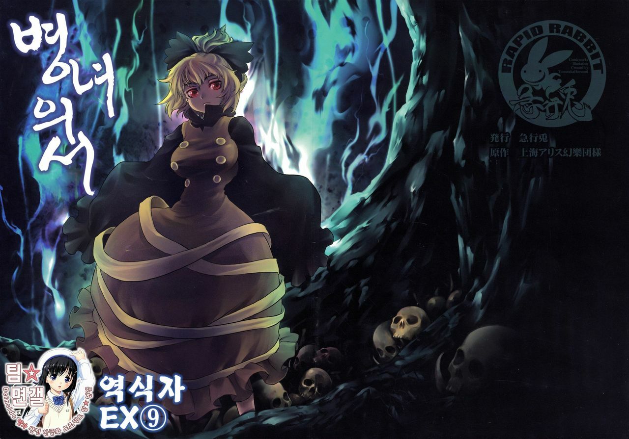 (C78) [RapidRabbit (Tomotsuka Haruomi)] Byoujo no Sho | 병녀의 서 (Touhou Project) [Korean] [팀☆면갤] page 1 full