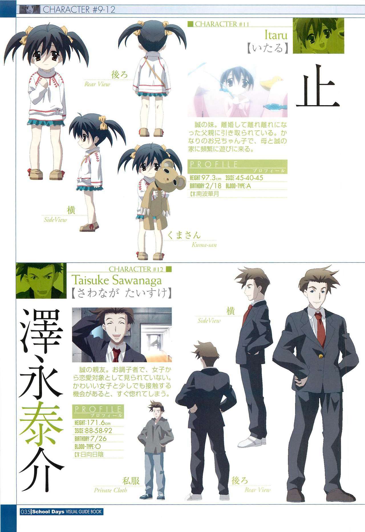 School Days Visual Guide Book page 37 full