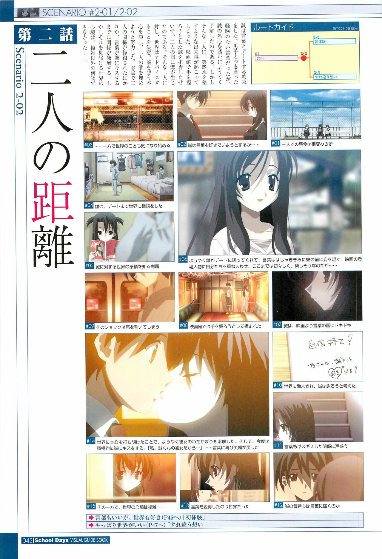 School Days Visual Guide Book page 45 full