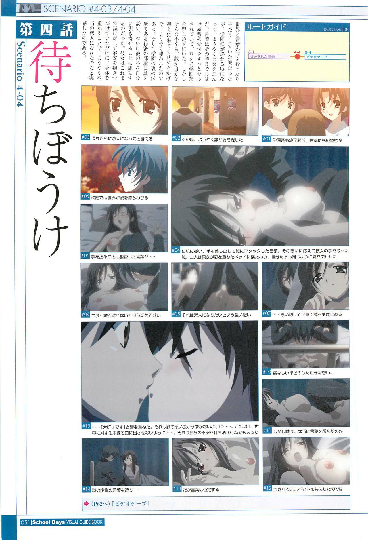 School Days Visual Guide Book page 53 full