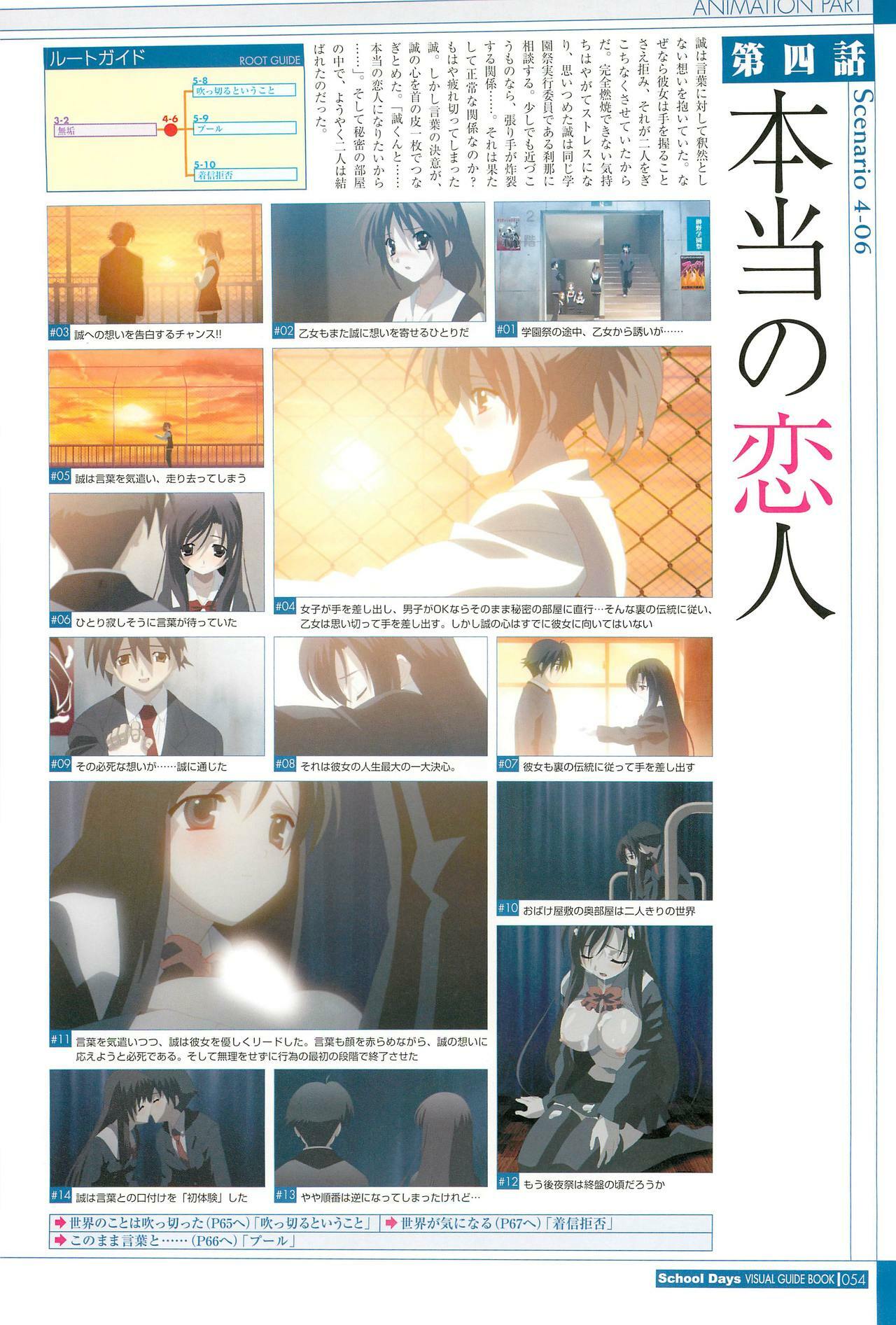 School Days Visual Guide Book page 56 full