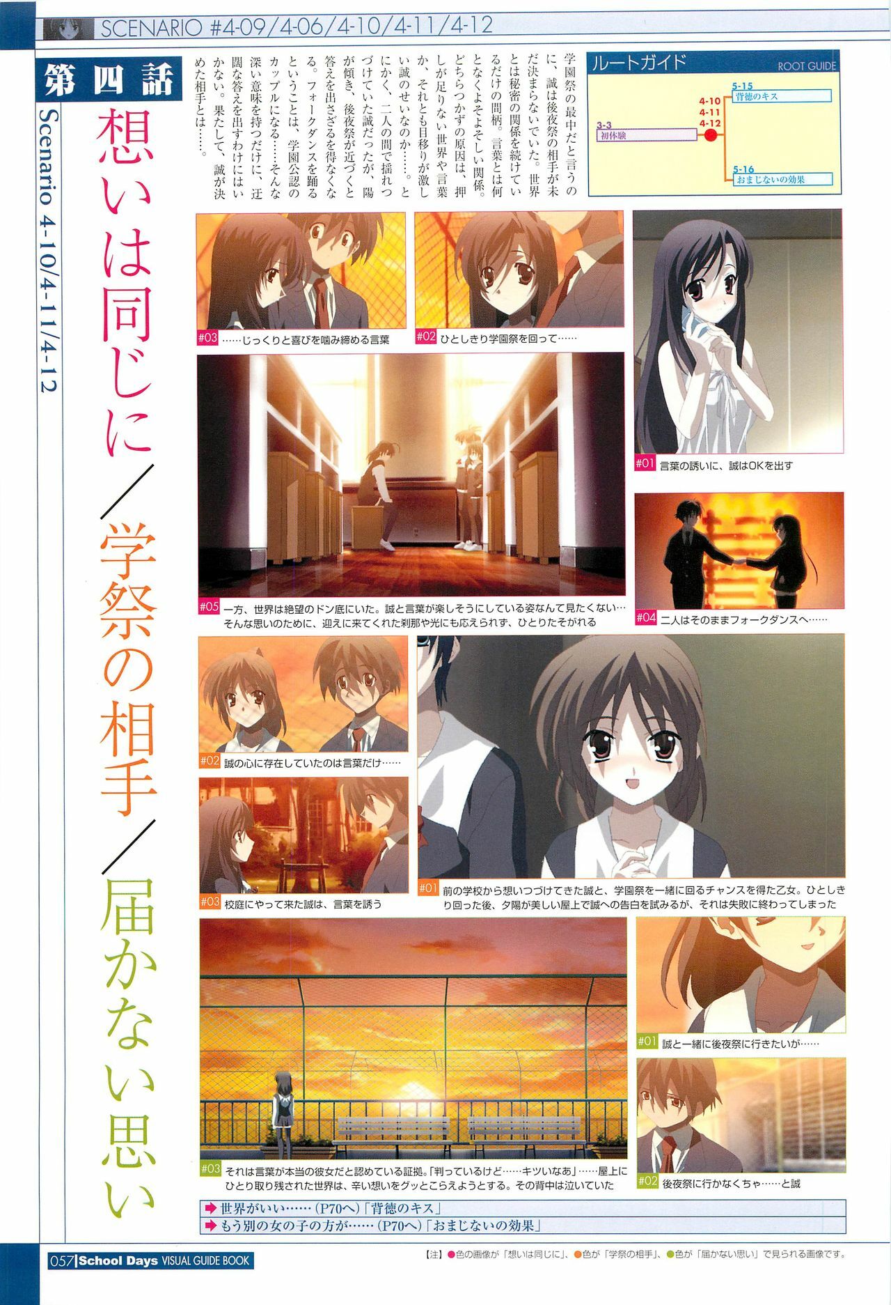 School Days Visual Guide Book page 59 full