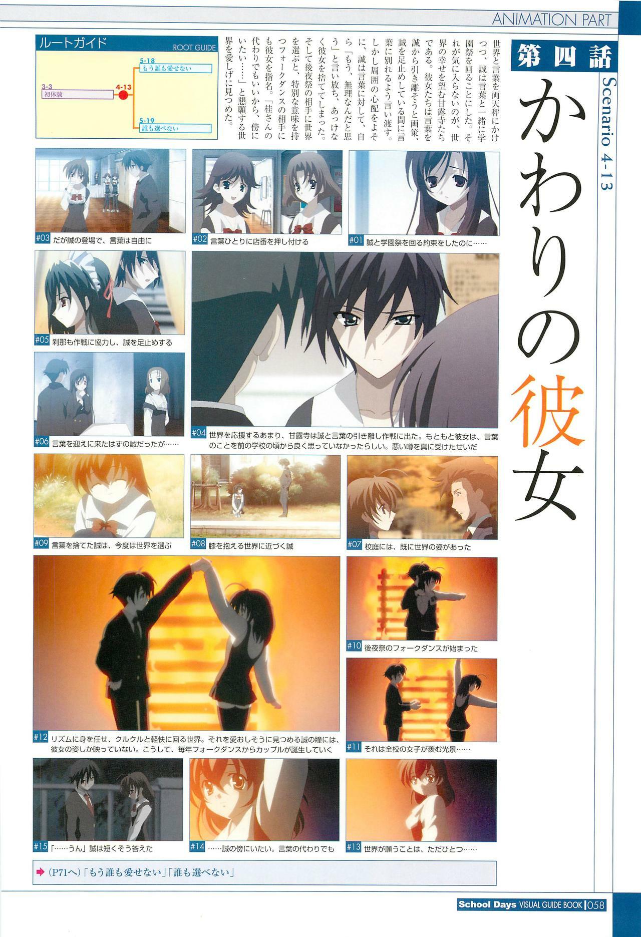 School Days Visual Guide Book page 60 full