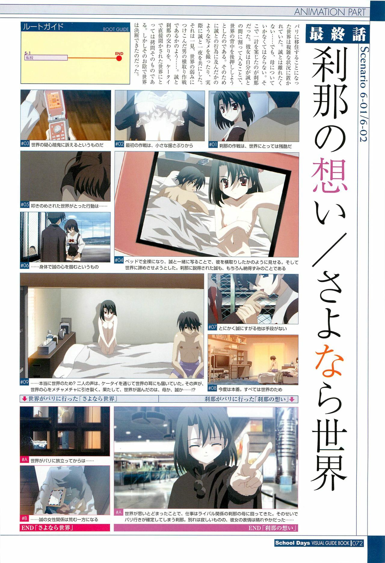 School Days Visual Guide Book page 74 full