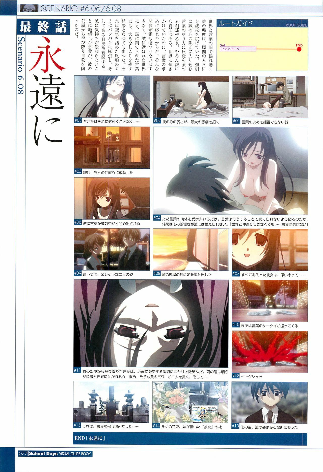 School Days Visual Guide Book page 79 full