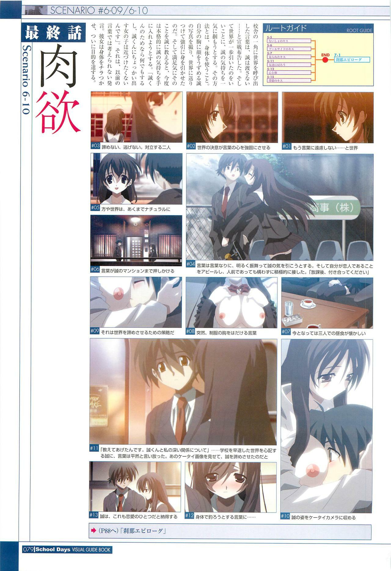 School Days Visual Guide Book page 81 full