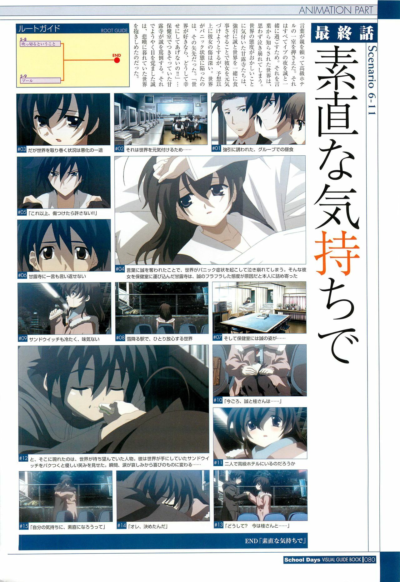 School Days Visual Guide Book page 82 full