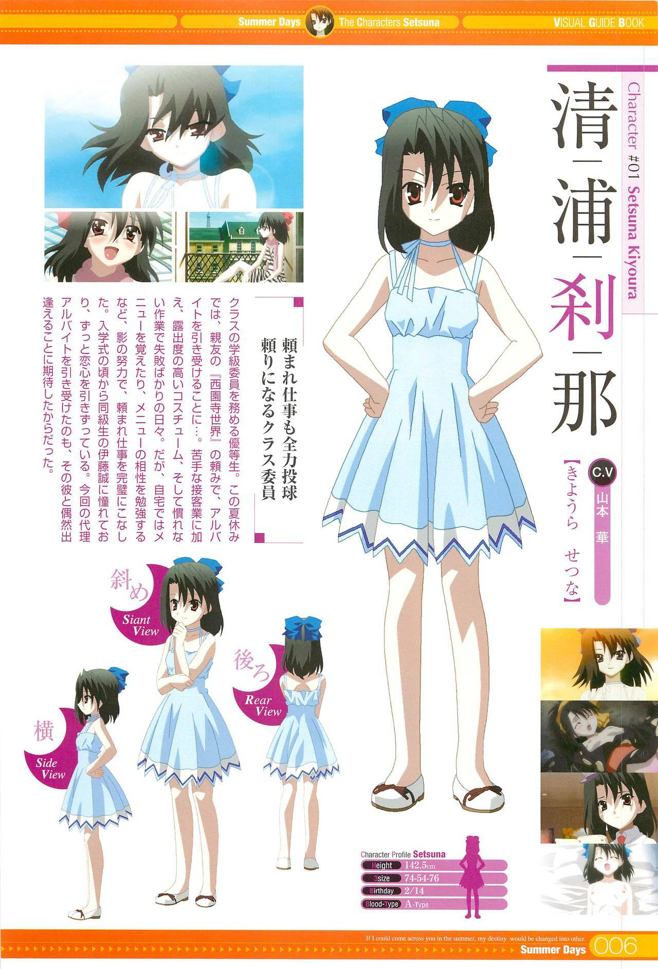 SummerDays Visual Guide Book page 110 full