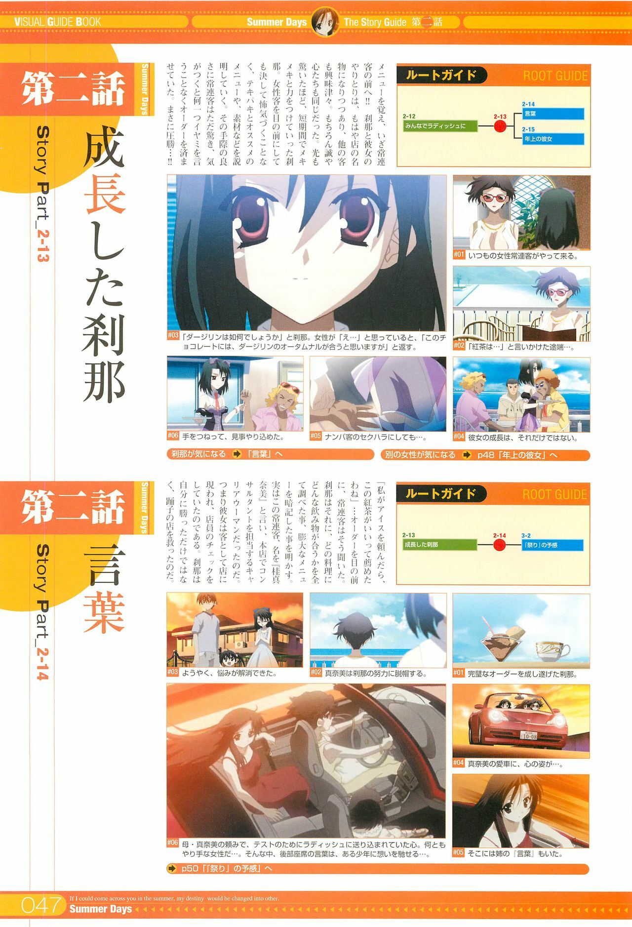 SummerDays Visual Guide Book page 69 full