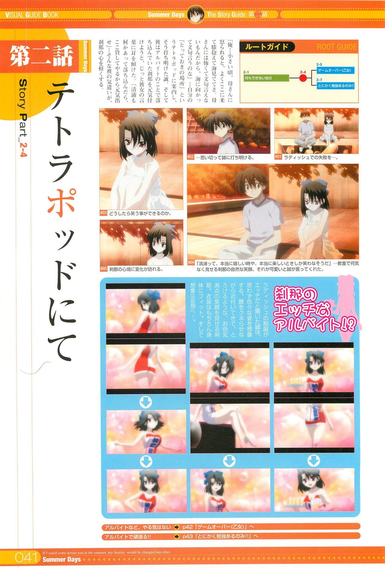 SummerDays Visual Guide Book page 75 full