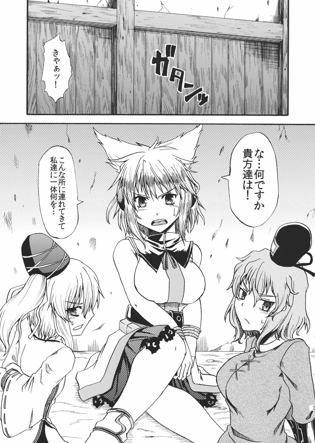 (C81) [Kurogane (Kuon Co.)] Gouzoku Rape (Touhou Project) page 3 full