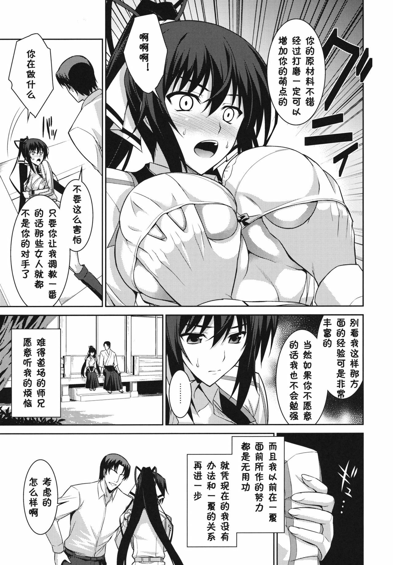 (C81) [Type-G (Ishikagi Takashi)] Broom on the Frontline (IS ) [Chinese] [黑条汉化] page 7 full