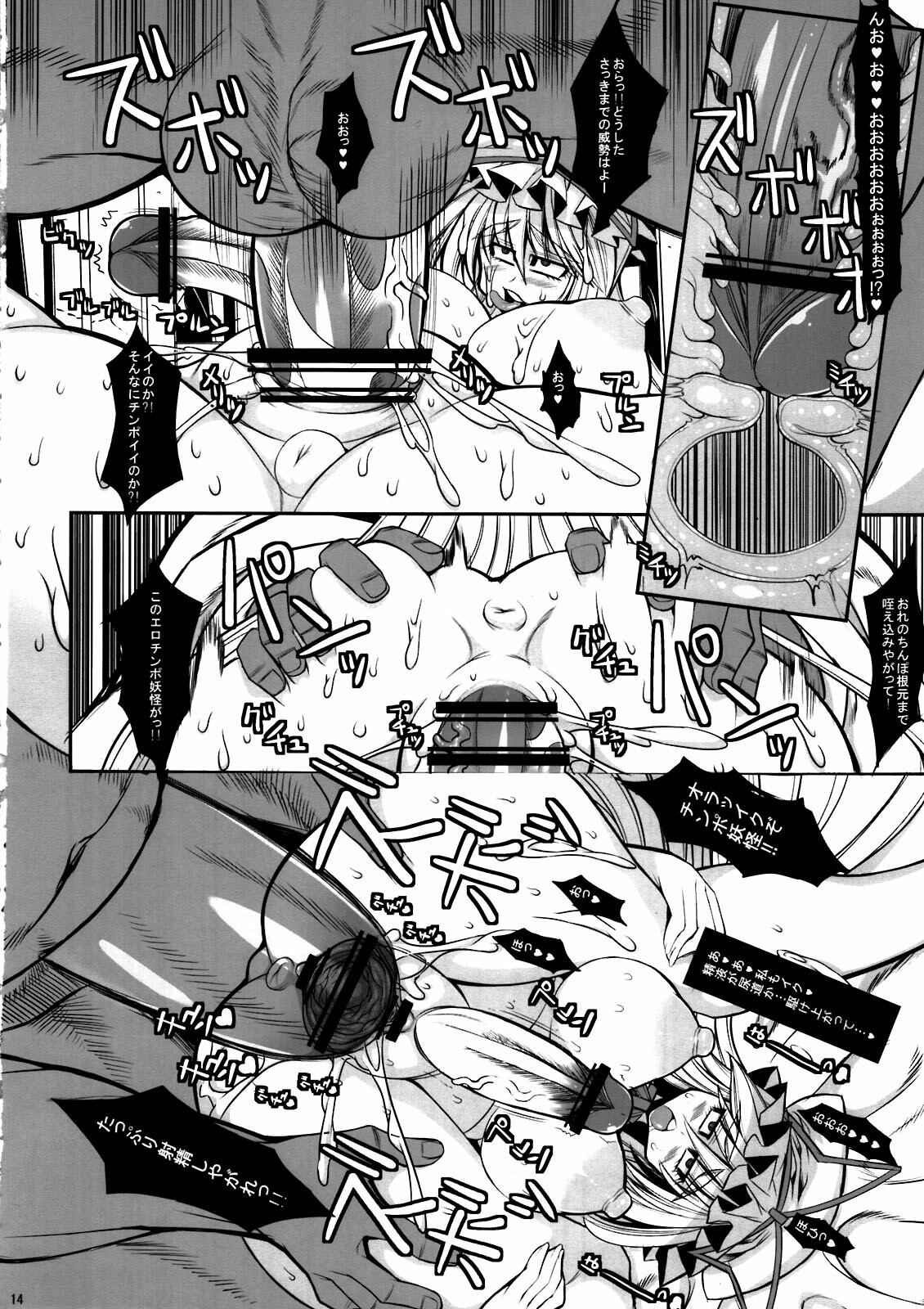 (C81) [Kikyakudou (Karateka Value)] Babar Zone (Touhou Project) page 14 full