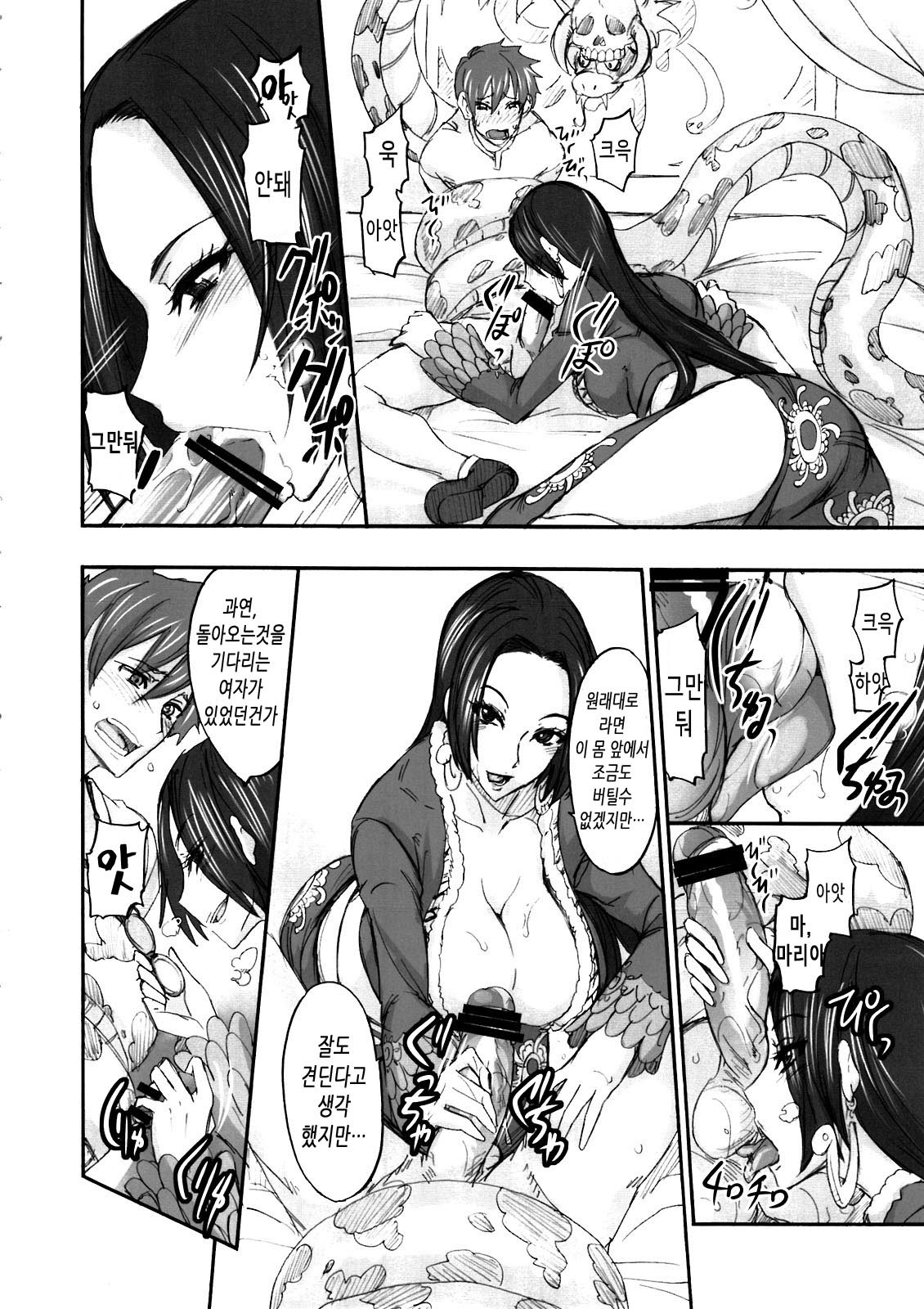 (C81) [Majimeya (Isao)] Grandline Chronicle Jazetsu (One Piece) [Korean] [Team H] page 10 full