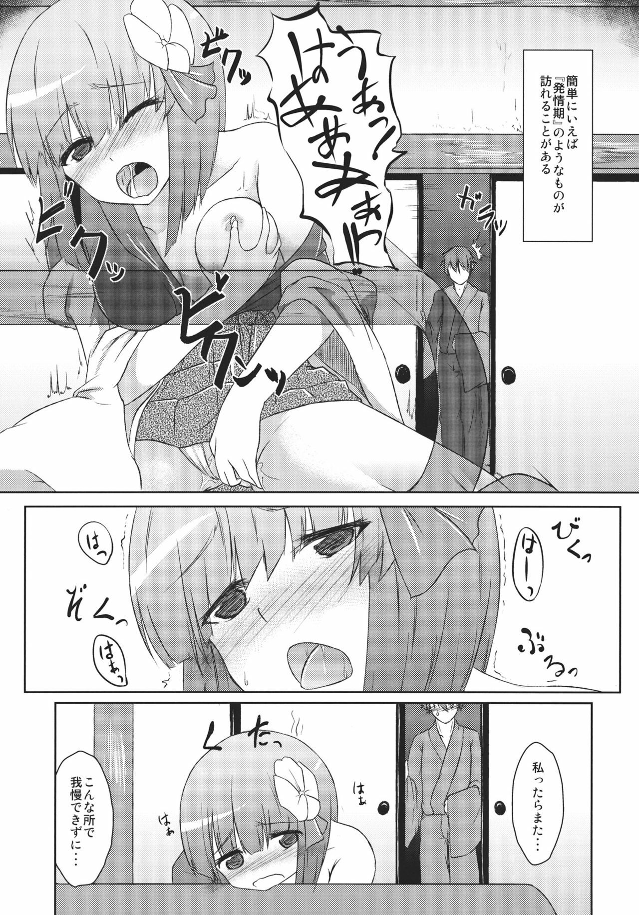 (C81) [Kikyou no Hana no Saku Tokoro (Hazuki Kyou)] Hieda no Musume, Hatsujou su. (Touhou Project) page 5 full