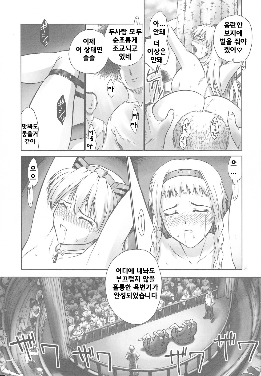 (C76) [Hellabunna (Iruma Kamiri)] QB (Queen's Blade) [Korean] [Bigking] page 30 full