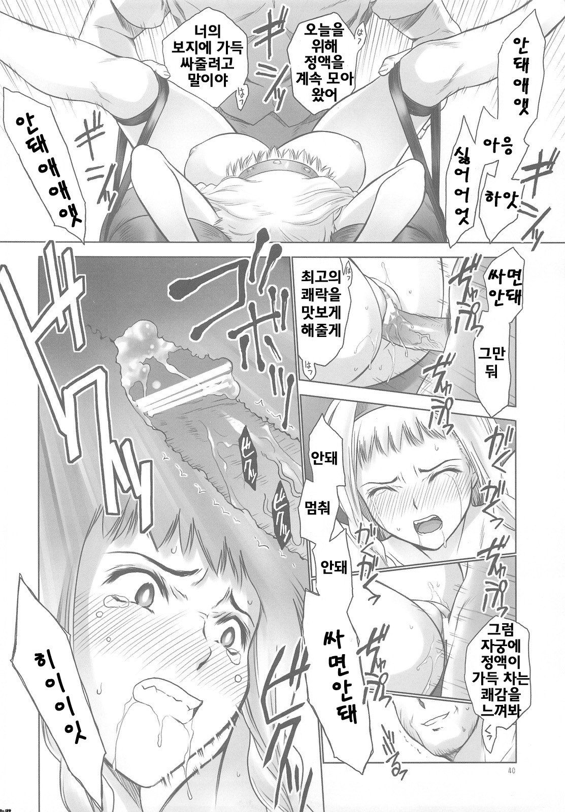 (C76) [Hellabunna (Iruma Kamiri)] QB (Queen's Blade) [Korean] [Bigking] page 39 full