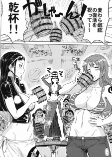 (C81) [Choujikuu Yousai Kachuusha (Denki Shougun)] MEROMERO GIRLS NEW WORLD (One Piece) - page 5