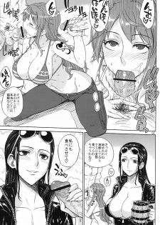 (C81) [Choujikuu Yousai Kachuusha (Denki Shougun)] MEROMERO GIRLS NEW WORLD (One Piece) - page 7