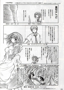 [Senbon Knock Zadankai (Inaba Fuyuki)] Haru Kyon (Suzumiya Haruhi no Yuutsu) - page 25
