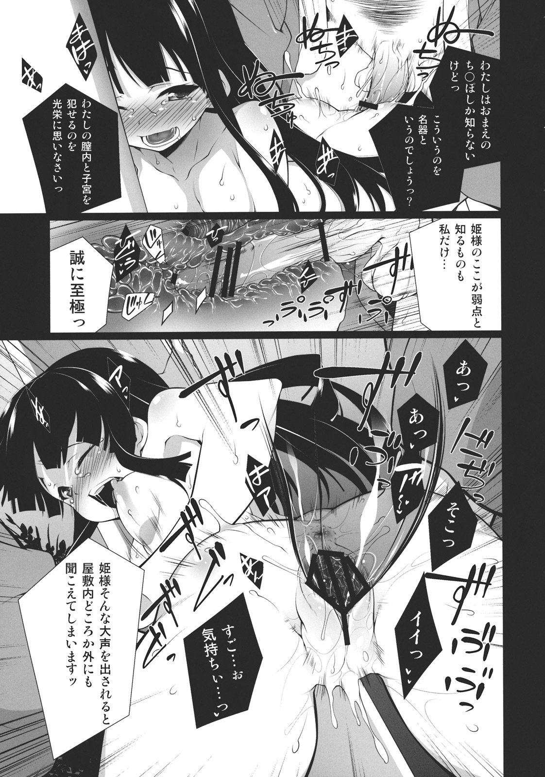 (C81) [TUKIBUTO (Hyouju Issei)] HI-Gin no Saji, Kuroi Tsuki (Touhou Project) page 17 full