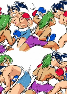 Girl vs Girl Boxing Match 4 by Taiji [CATFIGHT] - page 5