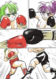 Girl vs Girl Boxing Match 4 by Taiji [CATFIGHT] - page 7