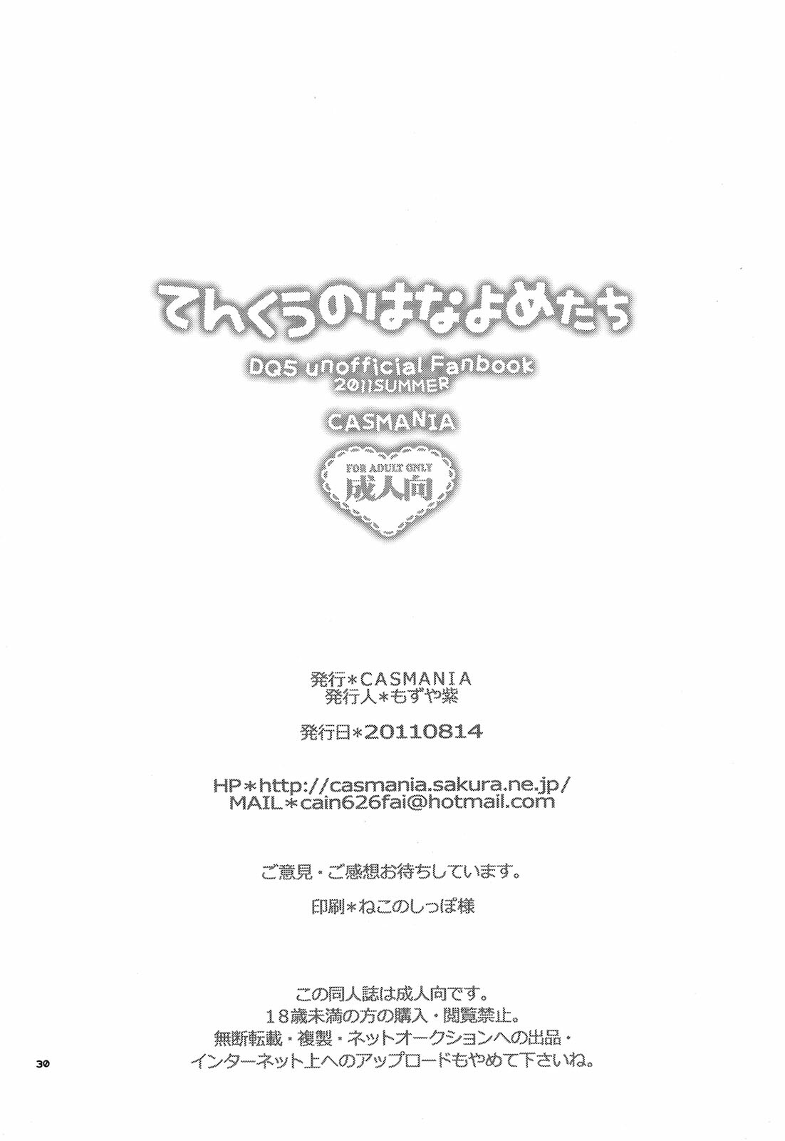 (C80) [CASMANIA (Mozuya Murasaki)] Tenkuu no Hanayome-tachi (Dragon Quest V) page 30 full